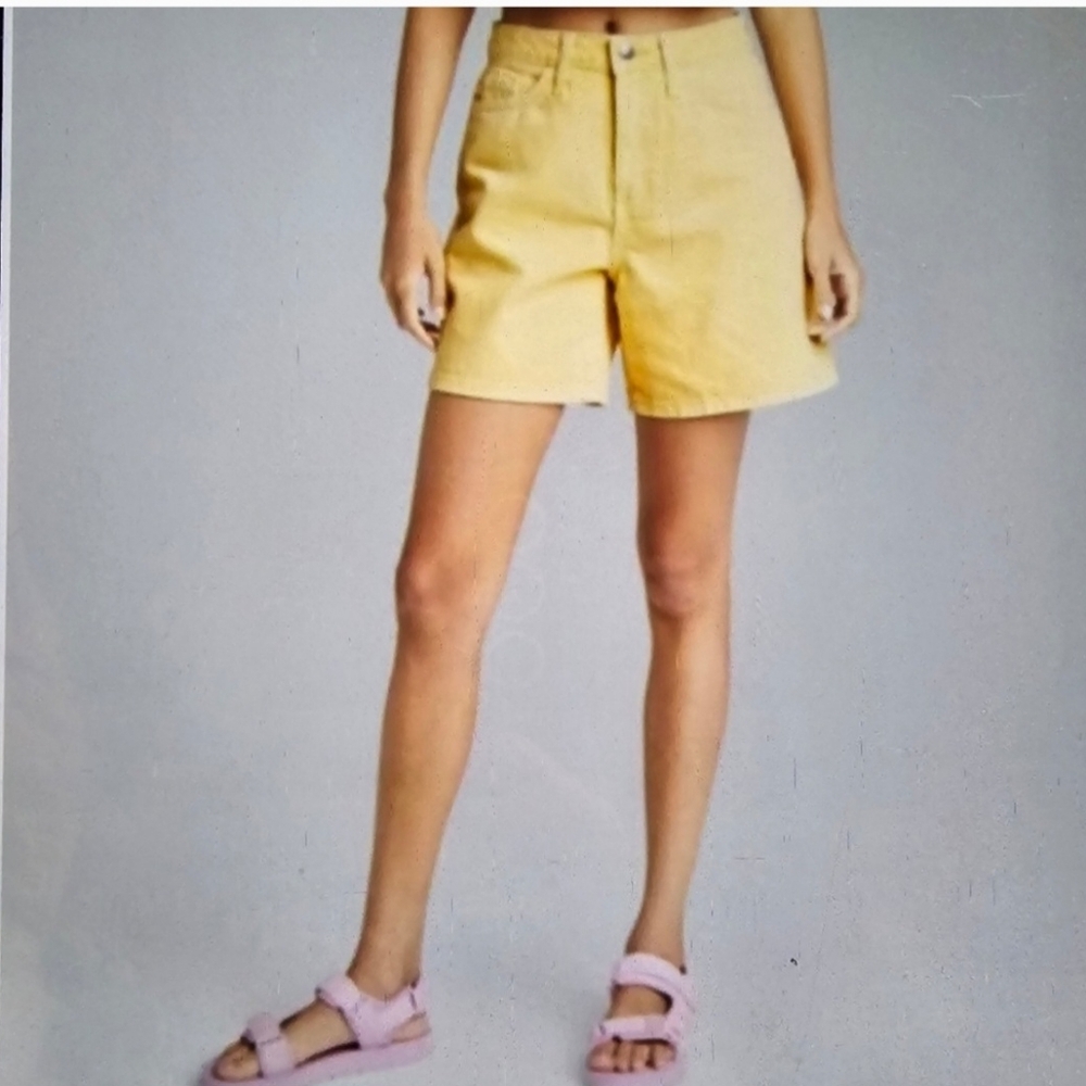 #446 Wild fable women's highest rise Bermuda jeans shorts - Picture 8 of 8